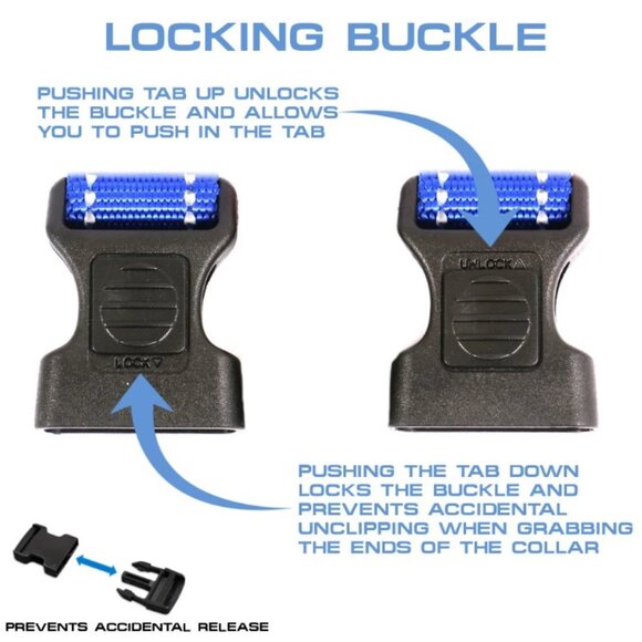 Dog Collar: Red, NEO, Large - Picture 3 of 5